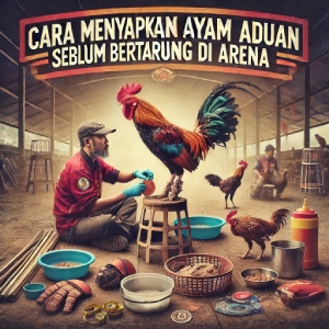 Cara Menyiapkan Ayam Aduan Sebelum Bertarung di Arena